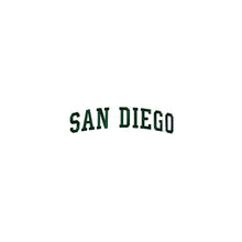 Load image into Gallery viewer, Varsity City Name San Diego in Multicolor Embroidery Patch
