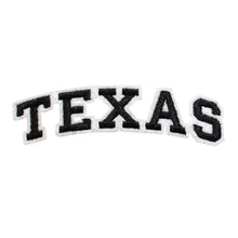 Load image into Gallery viewer, Varsity State Name Texas in Multicolor Embroidery Patch
