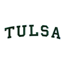 Load image into Gallery viewer, Varsity City Name Tulsa in Multicolor Embroidery Patch
