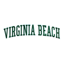 Load image into Gallery viewer, Varsity City Name Virginia Beach in Multicolor Embroidery Patch
