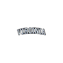 Load image into Gallery viewer, Varsity State Name Virginia in Multicolor Embroidery Patch
