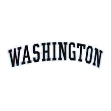 Load image into Gallery viewer, Varsity State Name Washington in Multicolor Embroidery Patch
