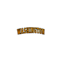 Load image into Gallery viewer, Varsity State Name Washington in Multicolor Embroidery Patch
