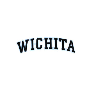 Varsity City Name Wichita in Multicolor Embroidery Patch