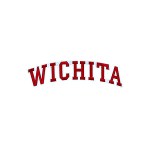 Varsity City Name Wichita in Multicolor Embroidery Patch