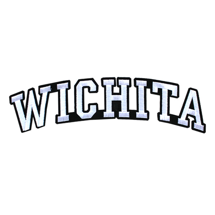 Varsity City Name Wichita in Multicolor Embroidery Patch