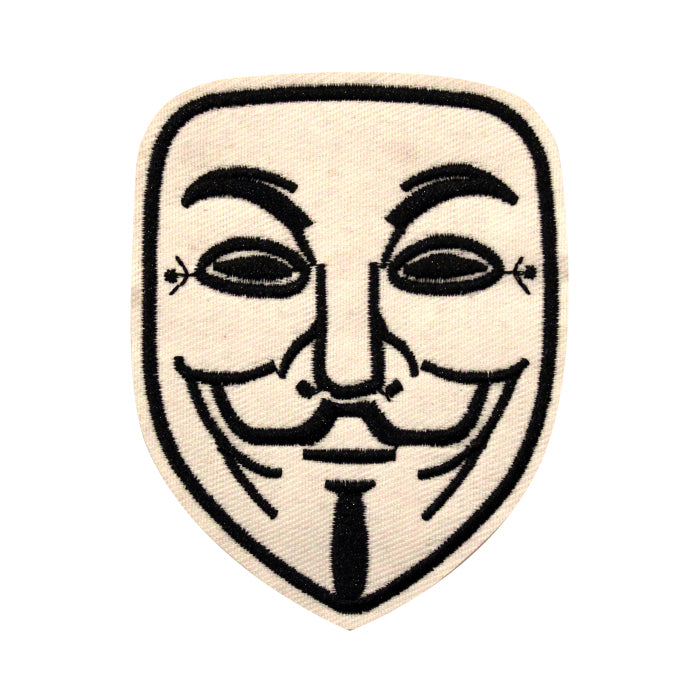 Anonymous Mask Embroidery Patch