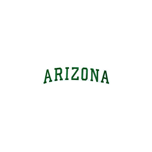 Varsity State Name Arizona in Multicolor Embroidery Patch