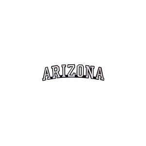 Varsity State Name Arizona in Multicolor Embroidery Patch