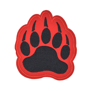 Animal Bear Footprint Paws Embroidery Patch