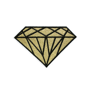 Diamond Shape in Multicolor Embroidery Patch