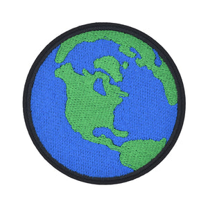 Earth Embroidery Patch