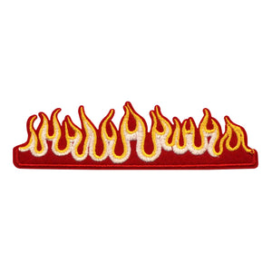 Fire Flames Embroidery Patch