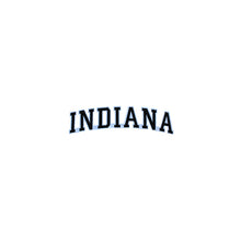 Load image into Gallery viewer, Varsity State Name Indiana in Multicolor Embroidery Patch
