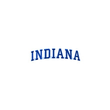 Load image into Gallery viewer, Varsity State Name Indiana in Multicolor Embroidery Patch
