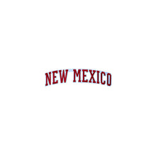 Load image into Gallery viewer, Varsity State Name New Mexico in Multicolor Embroidery Patch
