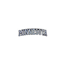 Load image into Gallery viewer, Varsity State Name Minnesota in Multicolor Embroidery Patch
