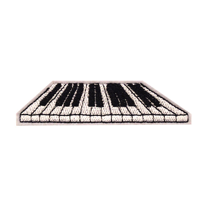 Piano Keyboard Embroidery Patch