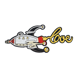 Rocket Love Embroidery Patch