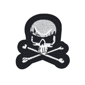 Pirates Skull And Crossbones Skeleton Embroidery Patch