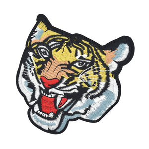 Tiger Face Embroidery Patch