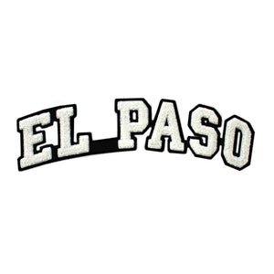 Varsity City Name El Paso in Multicolor Chenille Patch