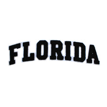 Load image into Gallery viewer, Varsity State Name Florida in Multicolor Chenille Patch
