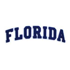 Varsity State Name Florida in Multicolor Chenille Patch