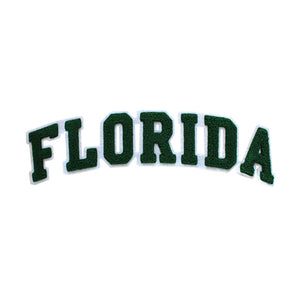 Varsity State Name Florida in Multicolor Chenille Patch