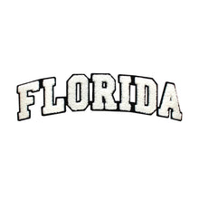 Load image into Gallery viewer, Varsity State Name Florida in Multicolor Chenille Patch
