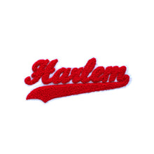 Load image into Gallery viewer, Varsity City Harlem in Multicolor Chenille Patch
