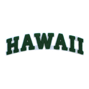 Varsity State Name Hawaii in Multicolor Chenille Patch