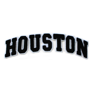 Varsity City Name Houston in Multicolor Chenille Patch