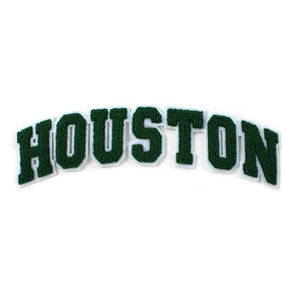 Varsity City Name Houston in Multicolor Chenille Patch