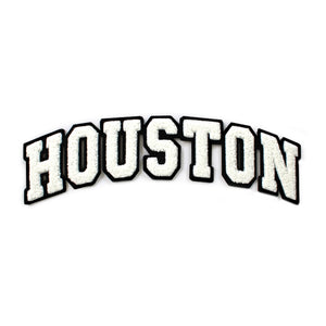 Varsity City Name Houston in Multicolor Chenille Patch