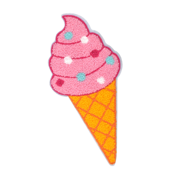 Ice Cream Cone Chenille Patch