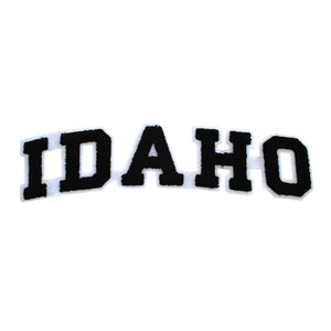 Varsity State Name Idaho in Multicolor Chenille Patch