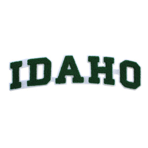 Varsity State Name Idaho in Multicolor Chenille Patch