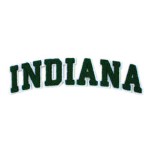 Load image into Gallery viewer, Varsity State Name Indiana in Multicolor Chenille Patch
