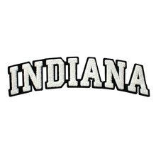 Load image into Gallery viewer, Varsity State Name Indiana in Multicolor Chenille Patch
