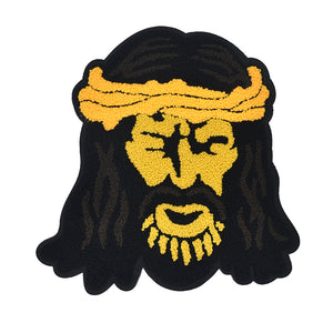 Jesus Face Chenille Patch