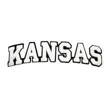 Load image into Gallery viewer, Varsity State Name Kansas in Multicolor Chenille Patch
