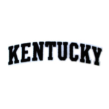 Load image into Gallery viewer, Varsity State Name Kentucky in Multicolor Chenille Patch
