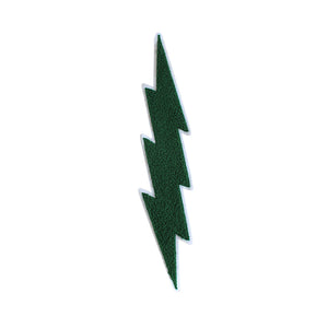 Lightning in Multicolor Chenille Patch