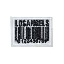 Load image into Gallery viewer, LOS ANGELES Barcode Embroidery Patch
