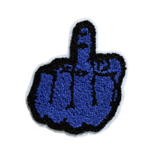 Load image into Gallery viewer, Middle Finger in Multicolor Chenille Patch
