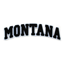 Load image into Gallery viewer, Varsity State Name Montana in Multicolor Chenille Patch
