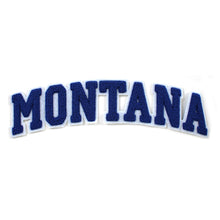 Load image into Gallery viewer, Varsity State Name Montana in Multicolor Chenille Patch
