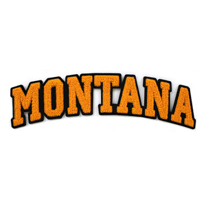 Varsity State Name Montana in Multicolor Chenille Patch