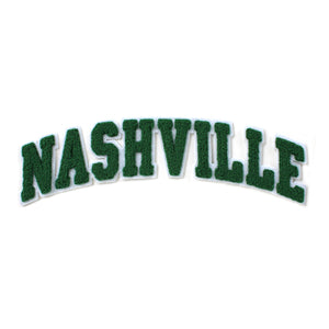 Varsity City Name Nashville in Multicolor Chenille Patch